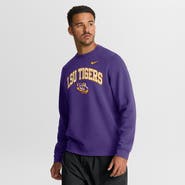 Nike Men's Nike Purple LSU Tigers Arch Pullover Sweatshirt