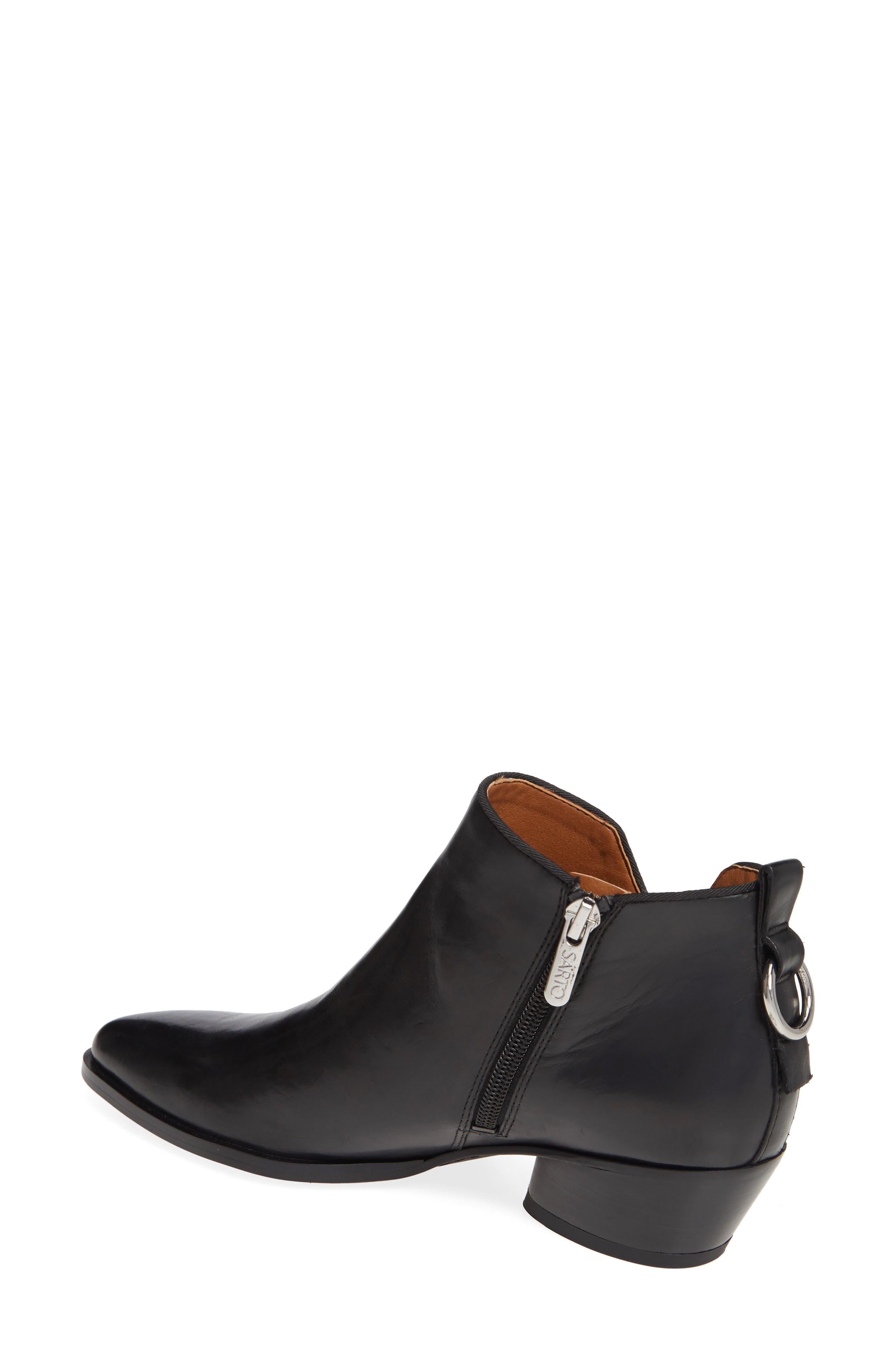 Sloan Bootie, Alternate, color, BLACK LEATHER