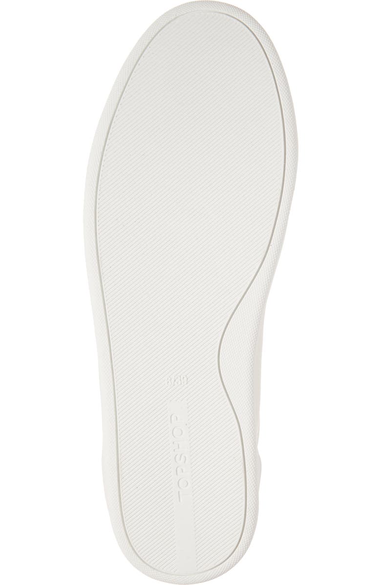 Topshop Curly Low Top Sneaker, Alternate, color,