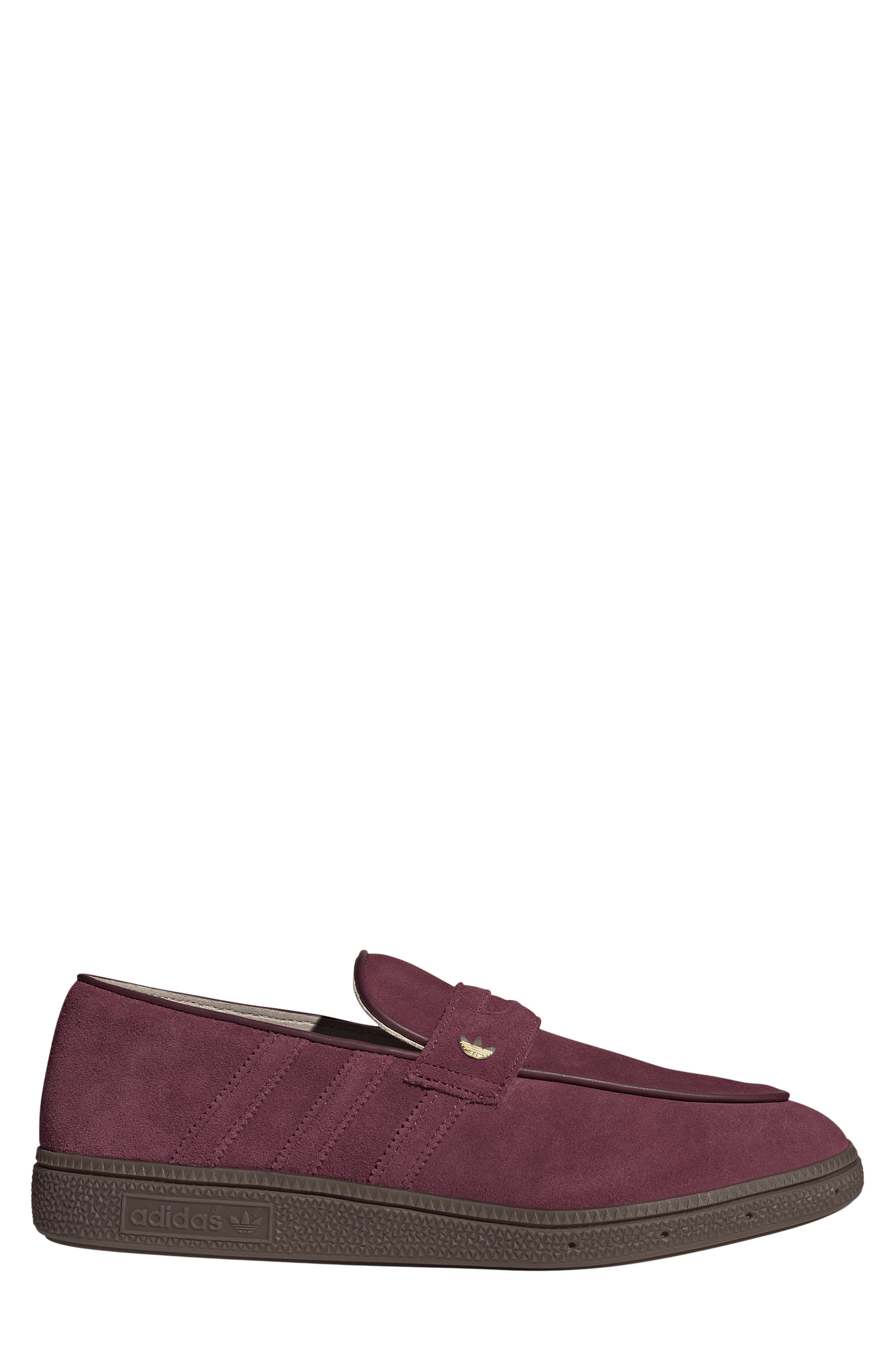 Gender Inclusive Handball Spezial Loafer, Alternate, color, MAROON/ MAROON/ GUM