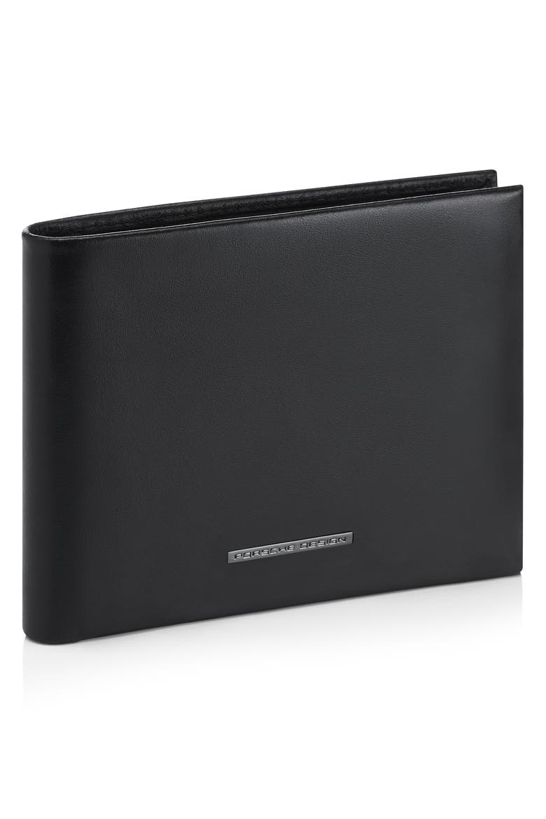 Classic Leather RFID Bifold Wallet, Alternate, color, BLACK