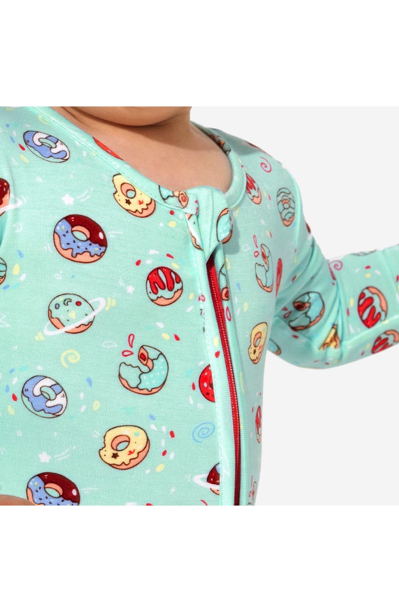 Bellabu Bear Baby Blue Space Donut Convertible Footie, Alternate, color, Blue Donut