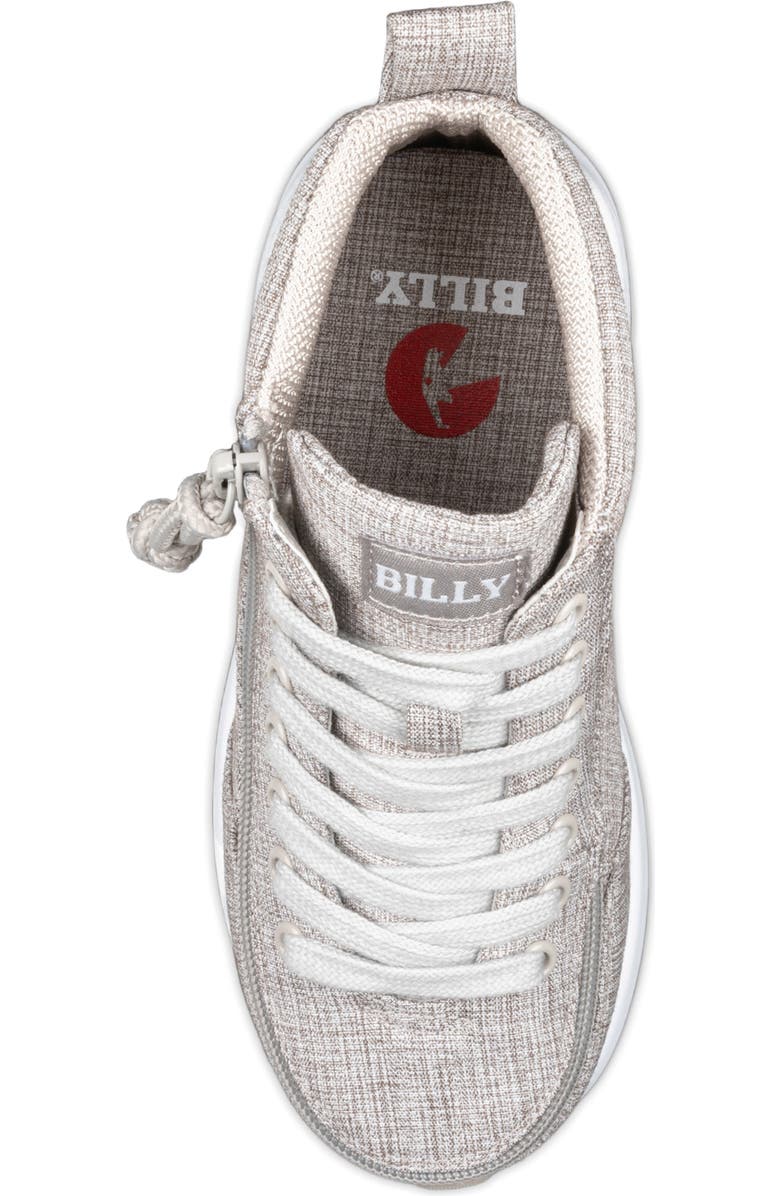 BILLY Footwear Kids' Goat Classic High Top Sneaker, Alternate, color, Grey Jersey