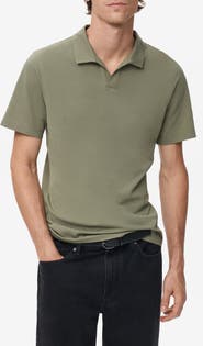 MANGO Slim Fit Johnny Collar Piqué Polo