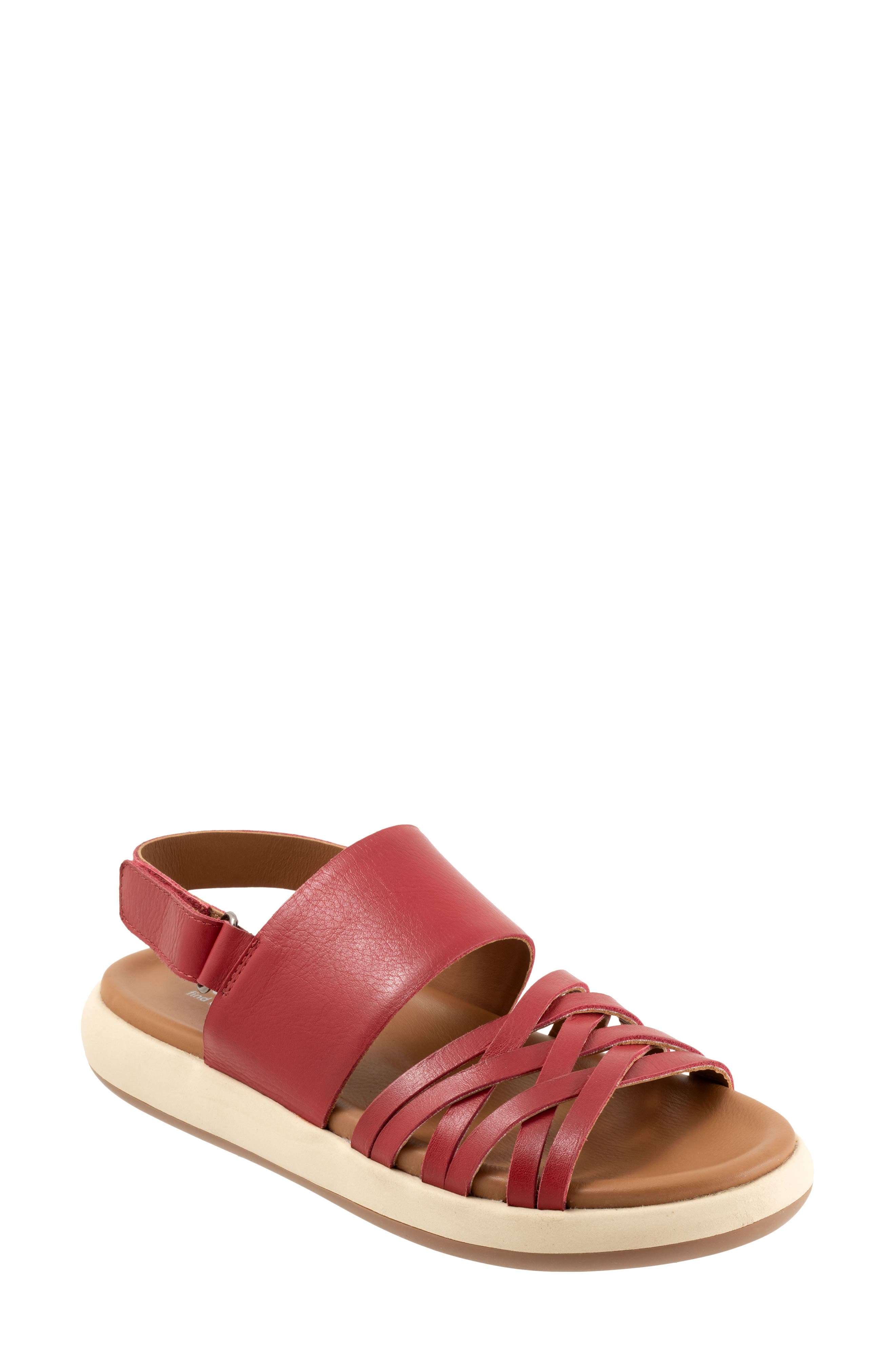 Jewell Slingback Platform Sandal, Main, color, RED