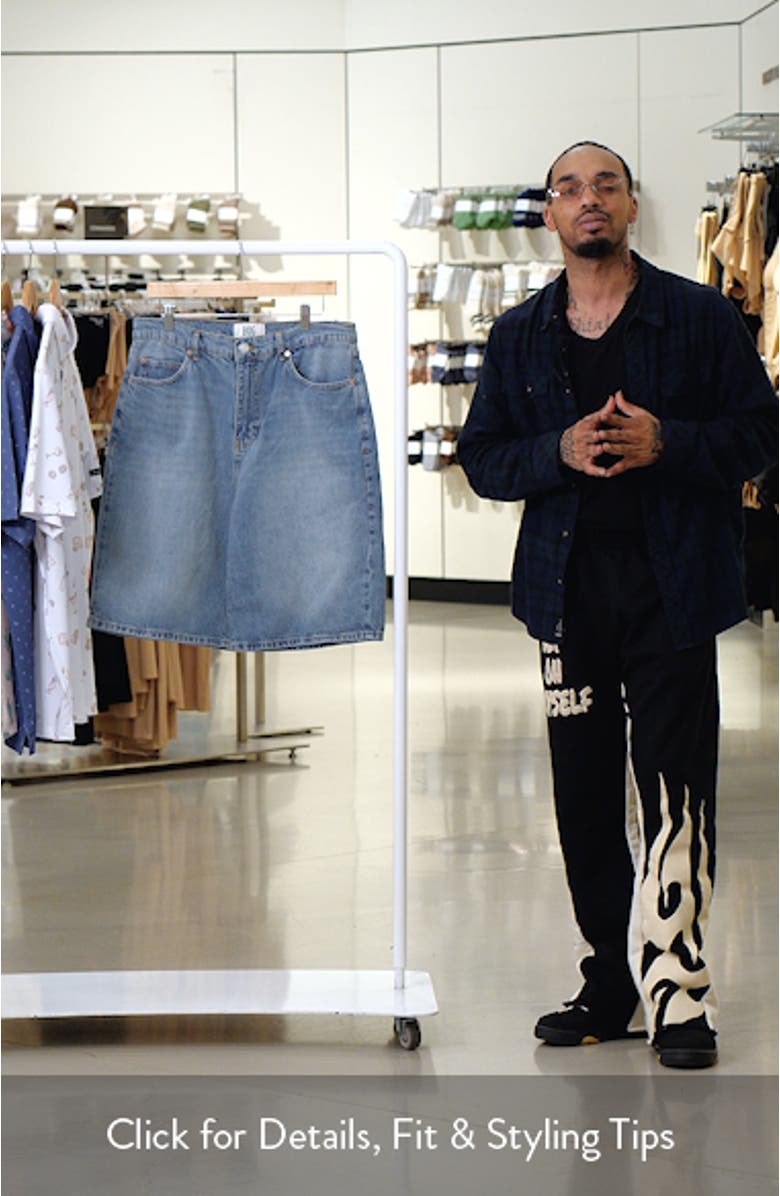 Jack Wide Leg Denim Shorts, sales video thumbnail