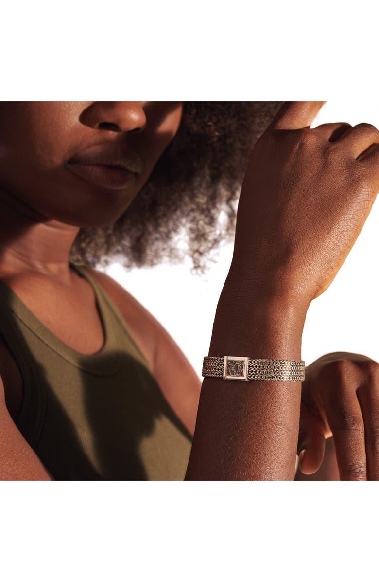 John Hardy Rata Chain Double Row Bracelet, Alternate, color, 