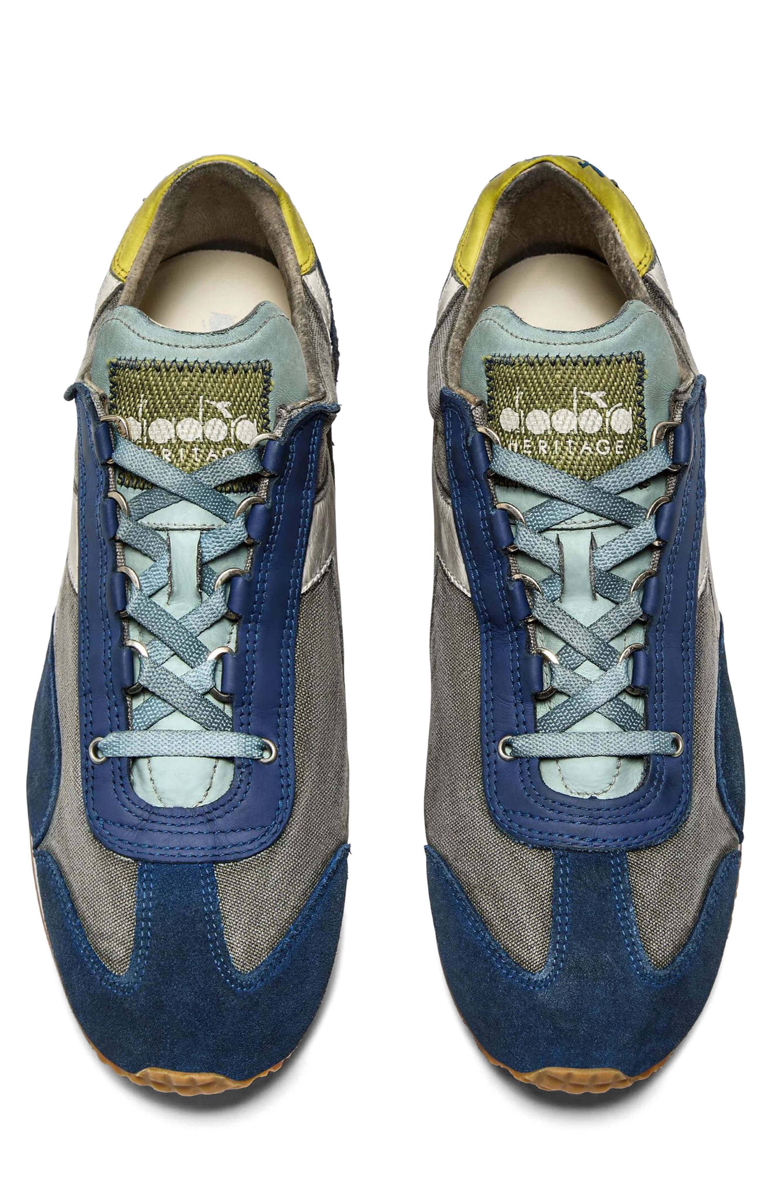 Diadora Equipe H Dirty Stone Wash EVO, Alternate, color, Blue Haze