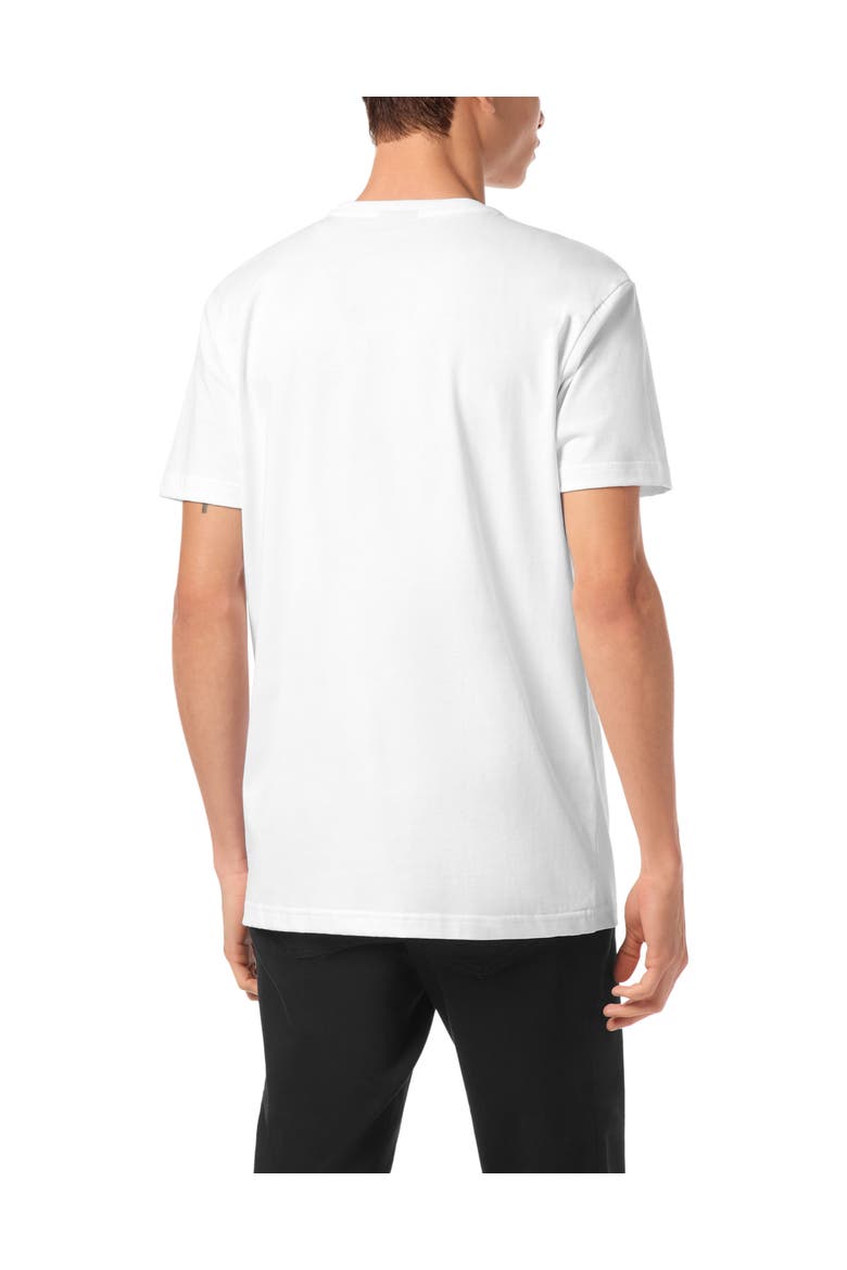 T-Shirt Round Neck Men, Alternate, color, white