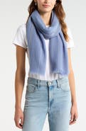 Nordstrom Stripe Lightweight Cashmere Scarf
