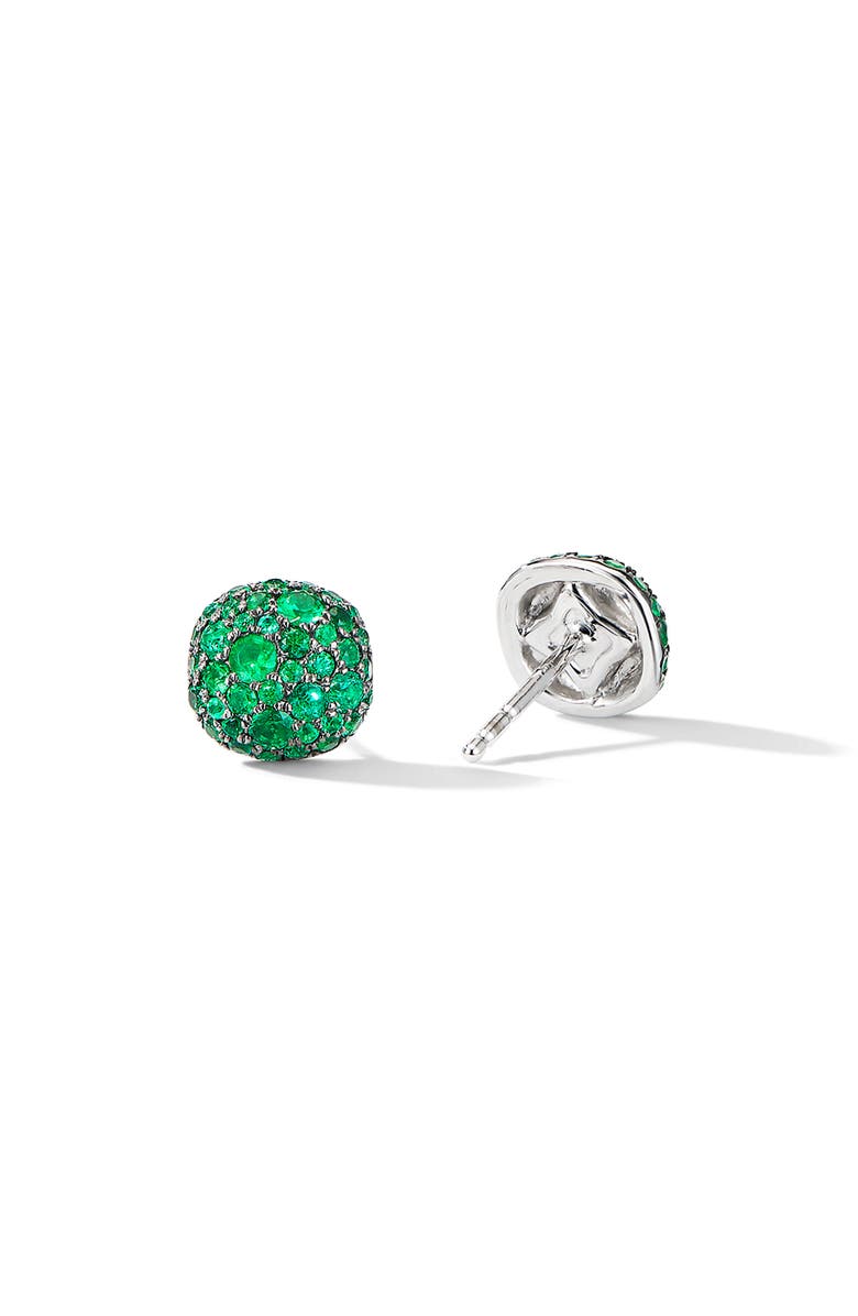 David Yurman Pavé Cushion Stud Earrings, Alternate, color, 