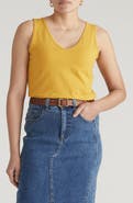 Universal Standard Double V Stretch Cotton Tank