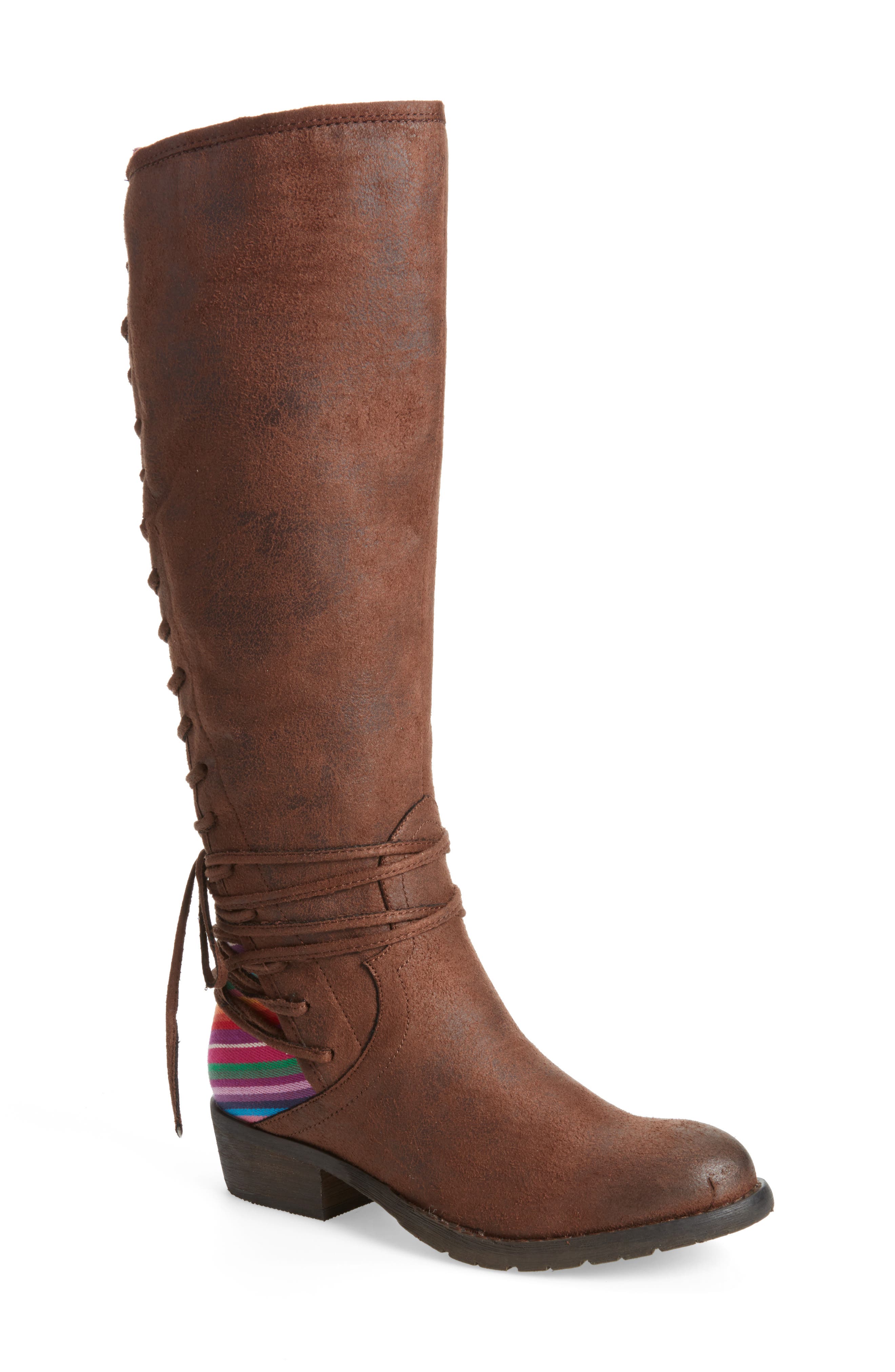Marcel Corseted Knee High Boot, Main, color, SERAPE