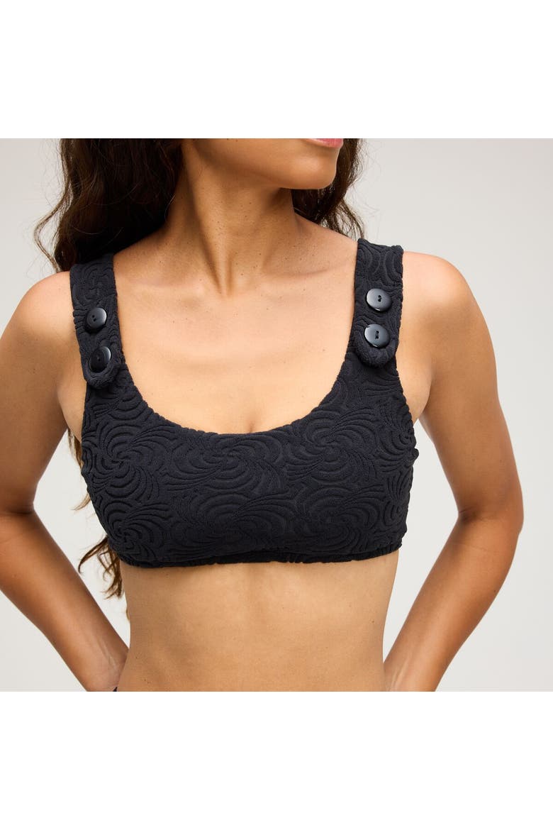 Georgia Bikini Top - Women's, Alternate, color, Sunray Black
