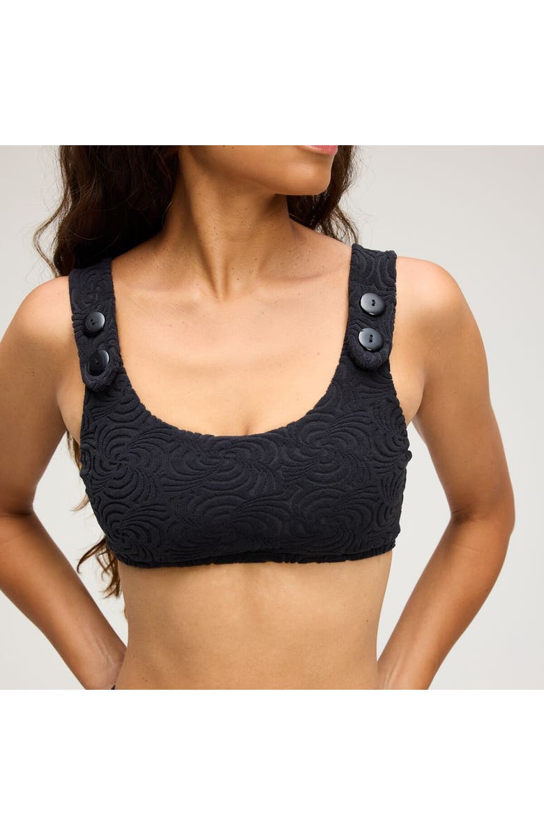 Seea Swimwear Georgia Bikini Top - Women's, Alternate, color, Sunray Black