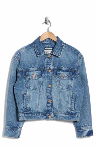 Scotch & Soda Oversized Crop Denim Jacket