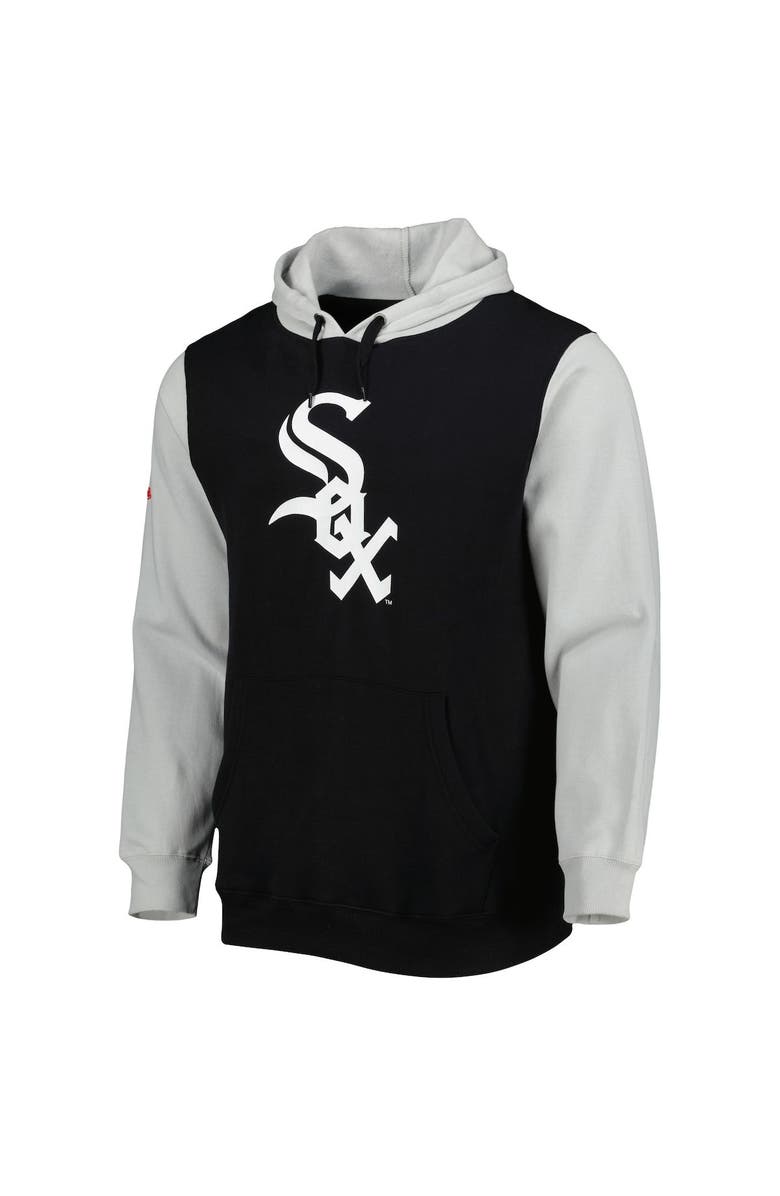 STITCHES Men's Stitches Black/Gray Chicago White Sox Team Pullover Hoodie, Alternate, color, 