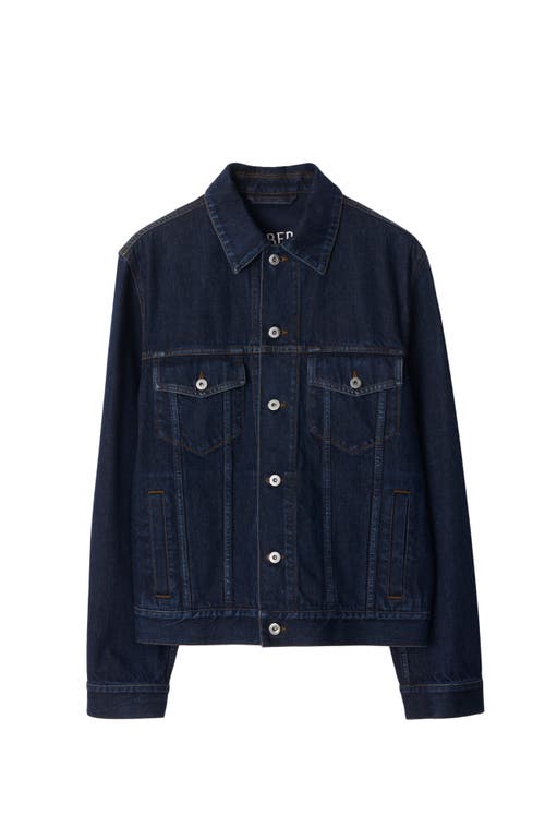 Burberry Men Denim Jacket In Blue