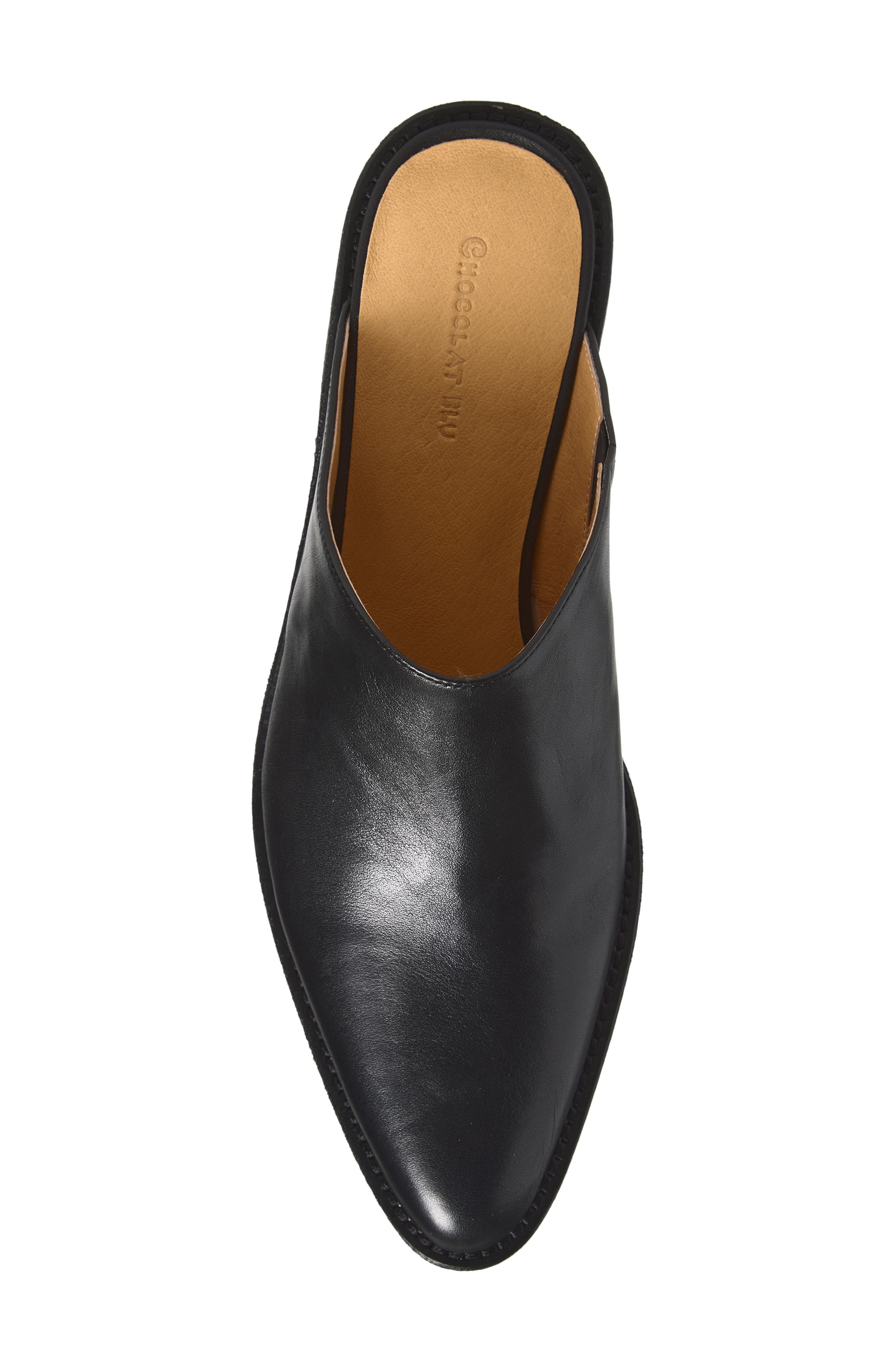 Kel Mule, Alternate, color, BLACK LEATHER