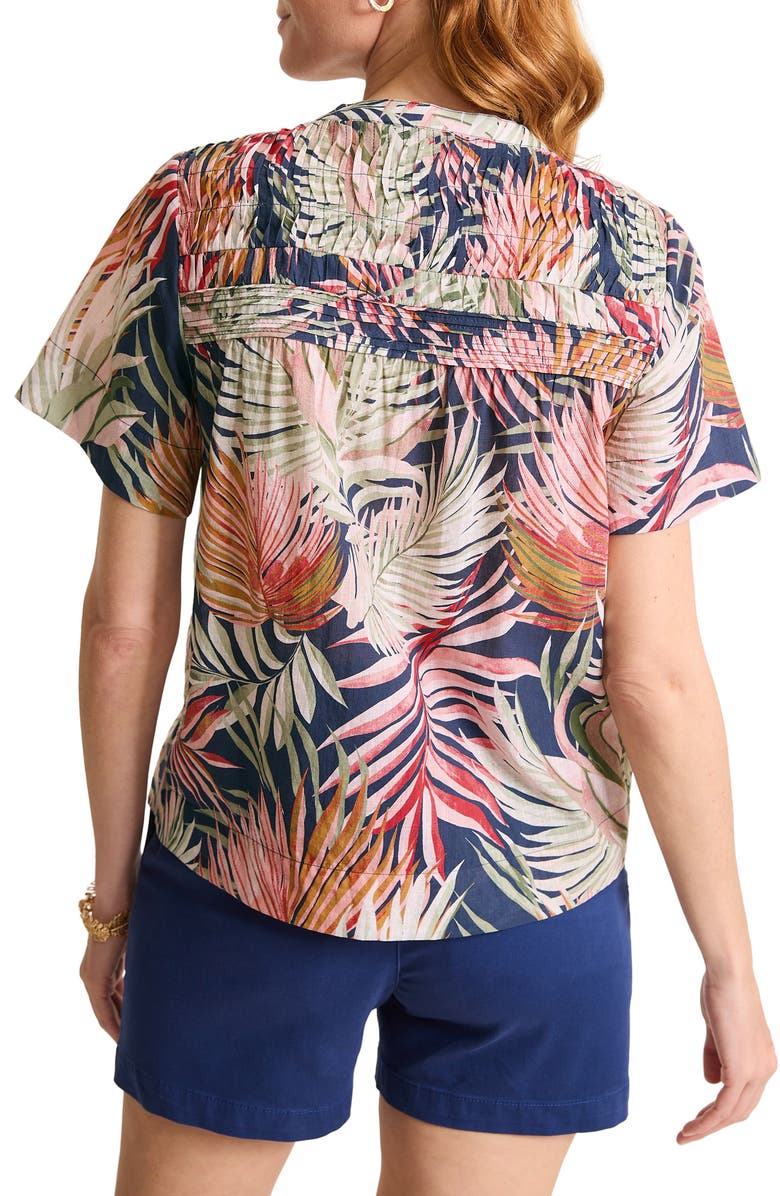 Tommy Bahama Palm Canyon Print Shrit, Alternate, color, Coastline