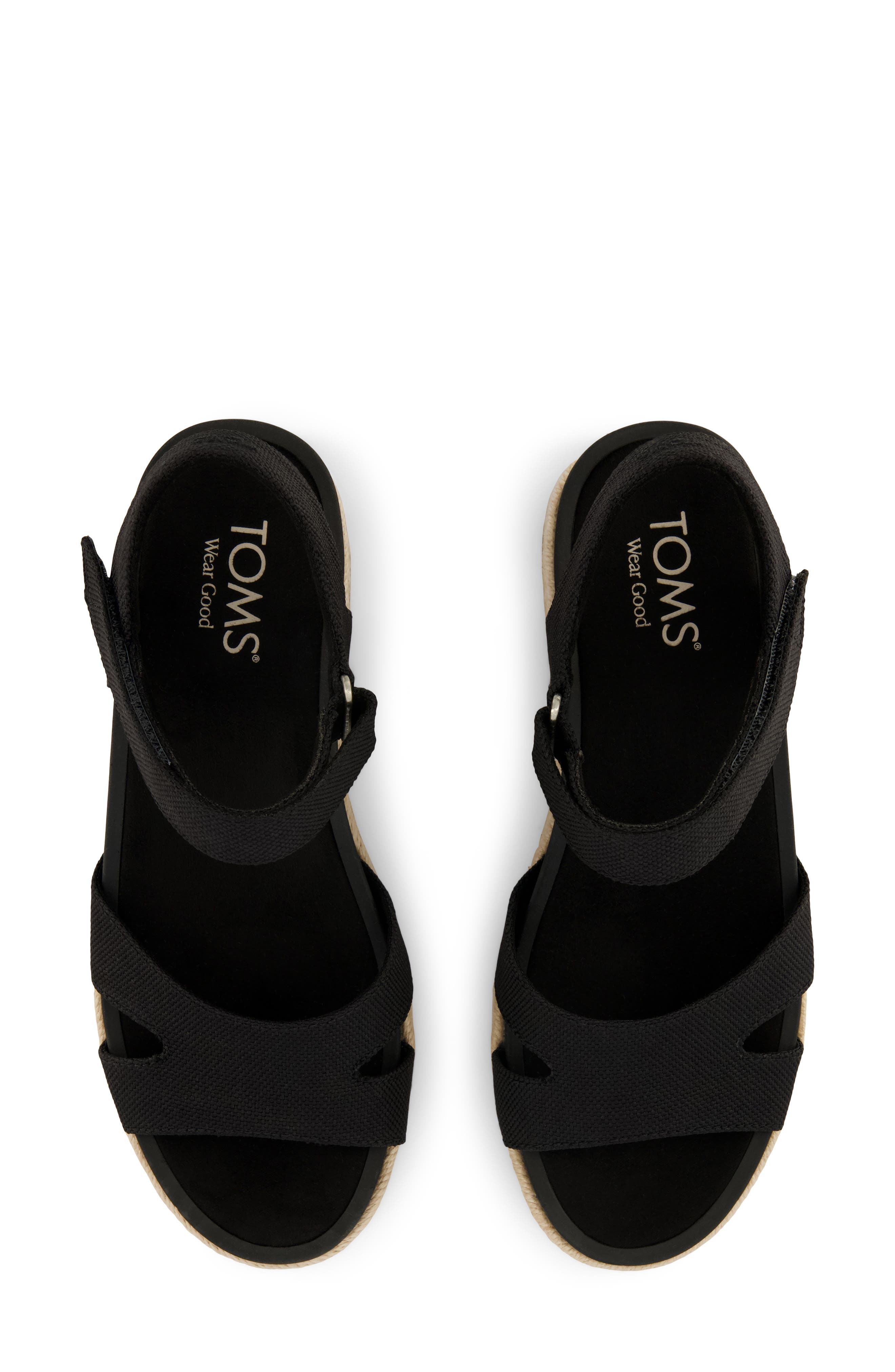 TOMS Diana Platform Wedge Sandal, Alternate, color, 