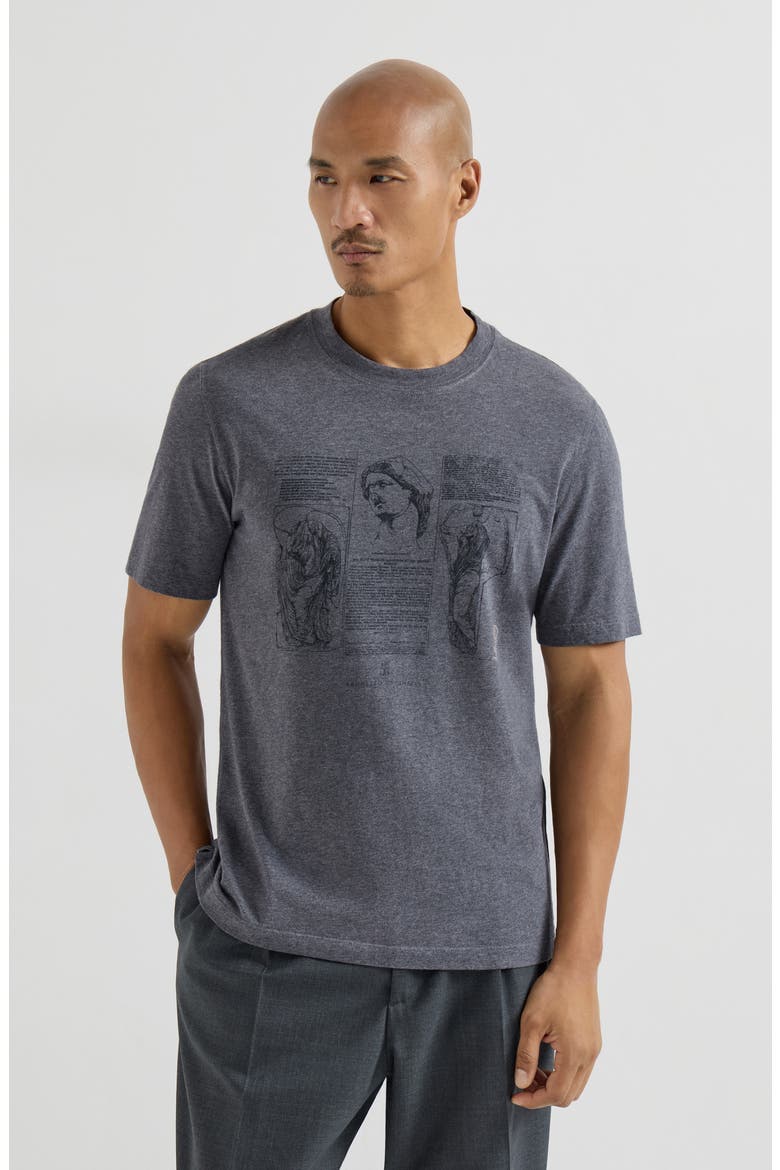 Jersey T-shirt, Main, color, Anthracite