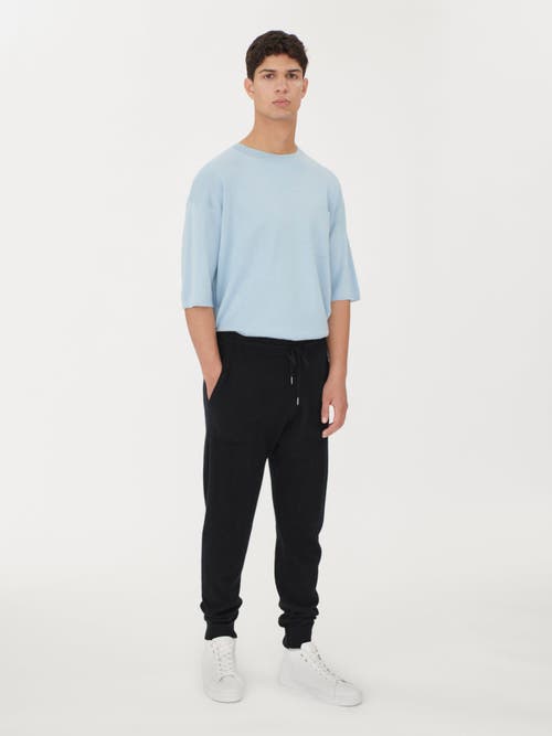 Gobi Mongolian Cashmere Cashmere Jogger In Black