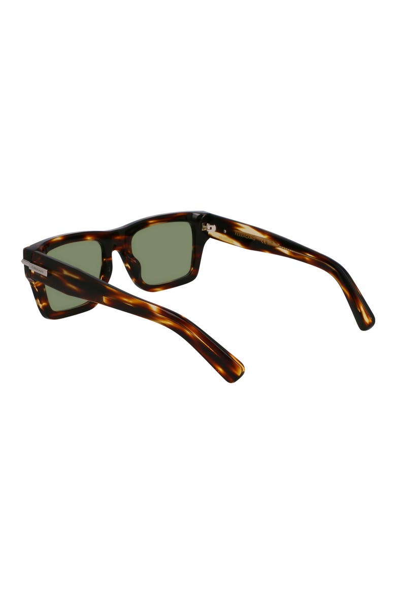 Prisma 53mm Modified Rectangular Sunglasses, Alternate, color, STRIPED BROWN