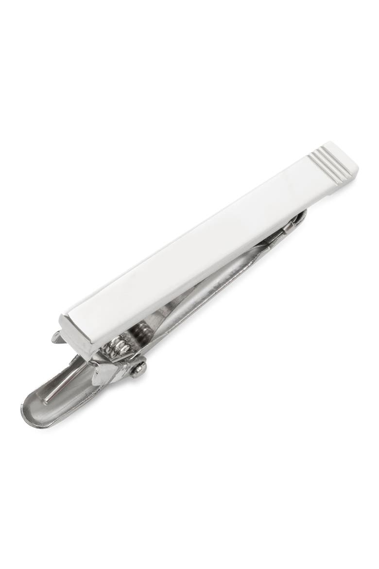 Line Tie Clip, Main, color, SILVER