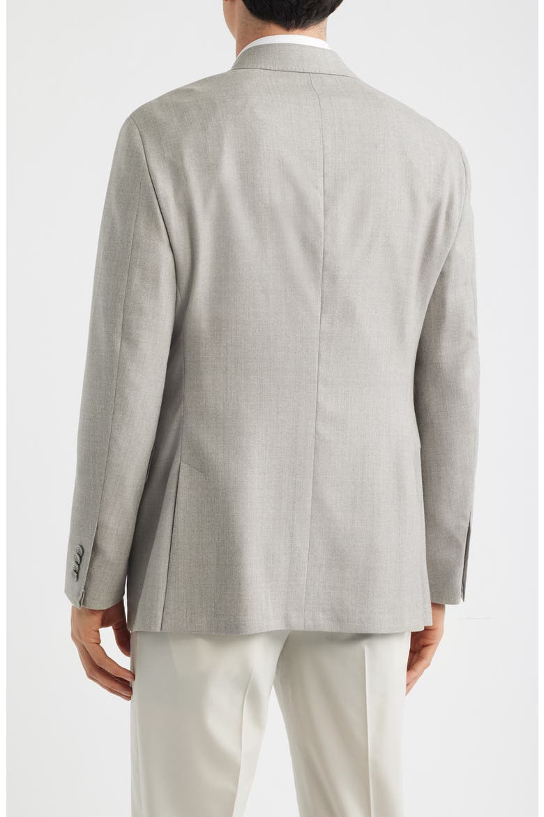 Weightless Light Grey Stretch Wool Suit Jacket, Alternate, color, LIGHT GREY