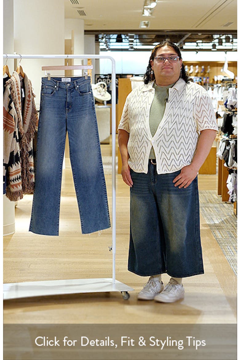 Grace High Waist Wide Leg Jeans video