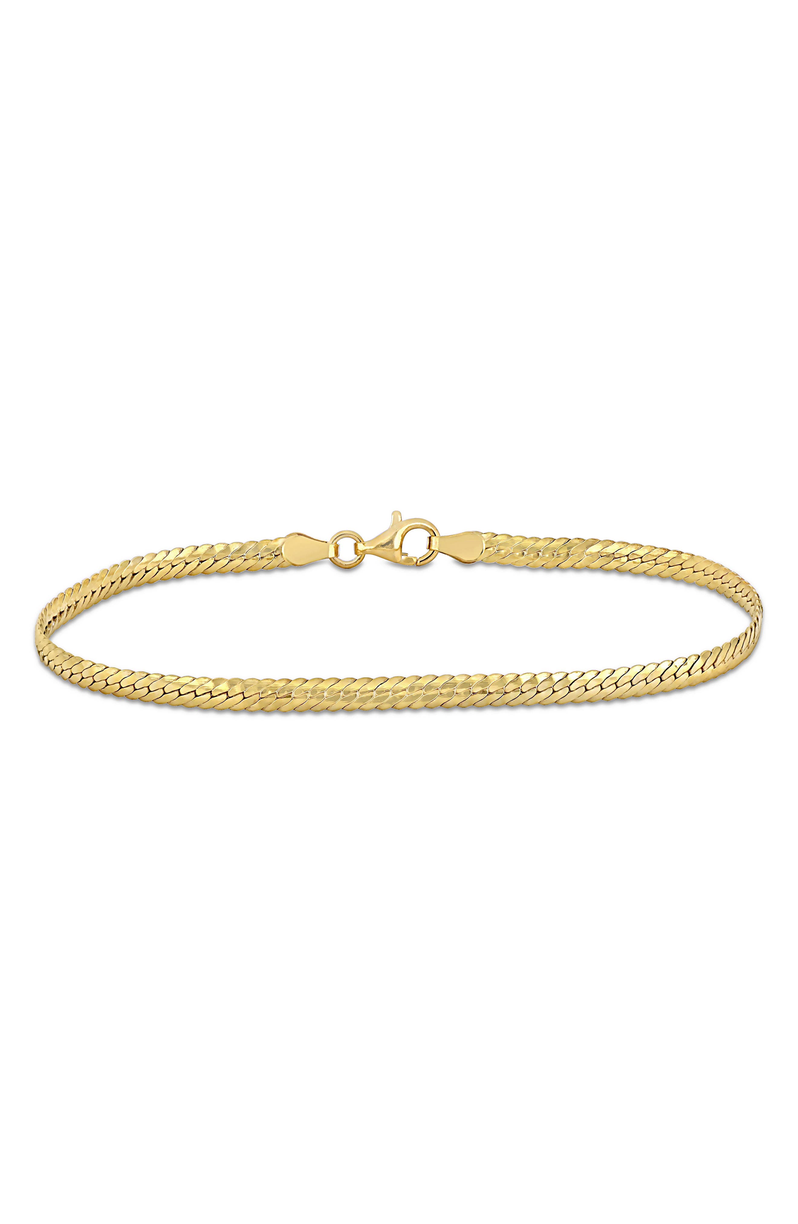 DELMAR Herringbone Chain Bracelet