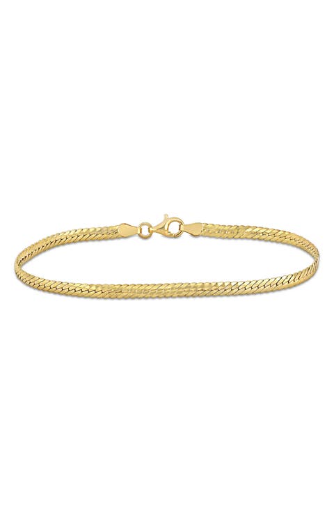 Herringbone Chain Bracelet