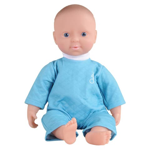 Soft Body 16" Doll with Blanket  - Caucasian