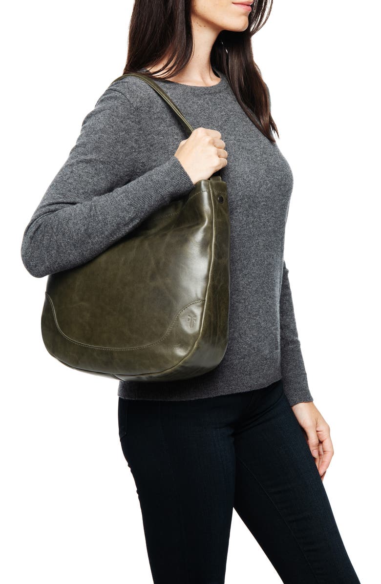 Frye Melissa Leather Hobo, Alternate, color,
