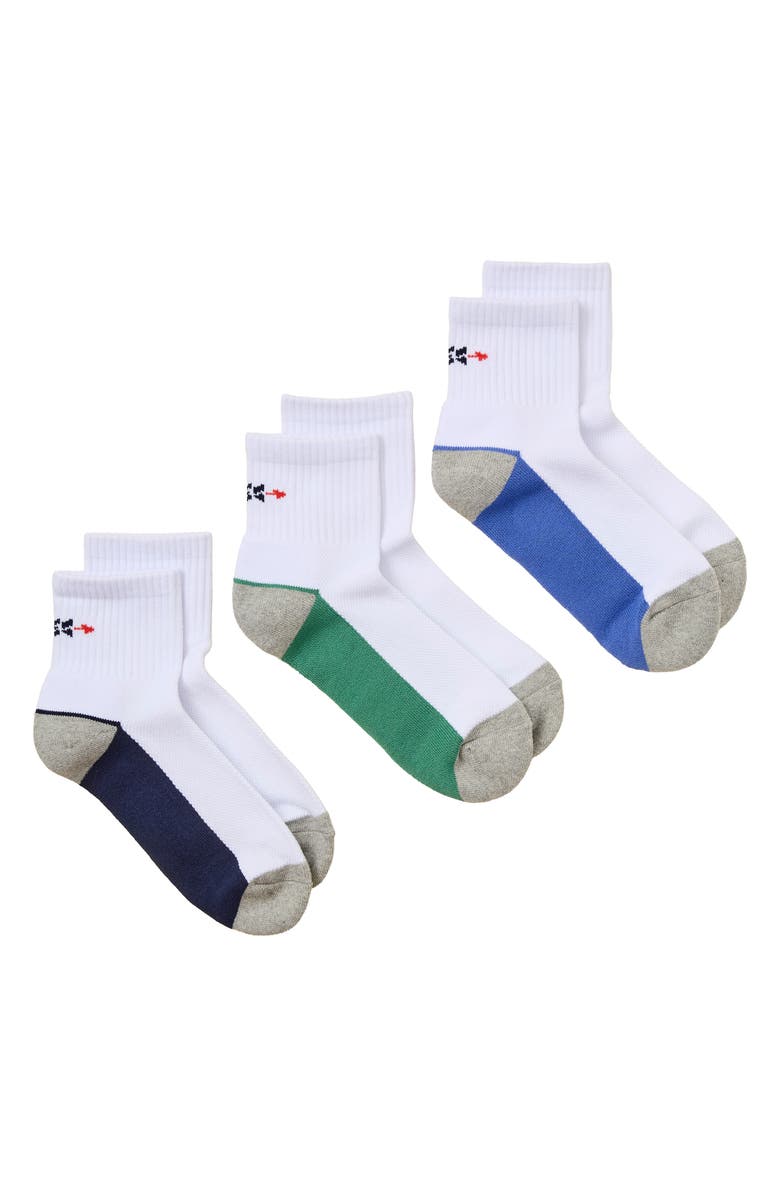 Sugarloaf Social Club Assorted 3-Pack Sleeve Ankle Socks, Main, color, Multi