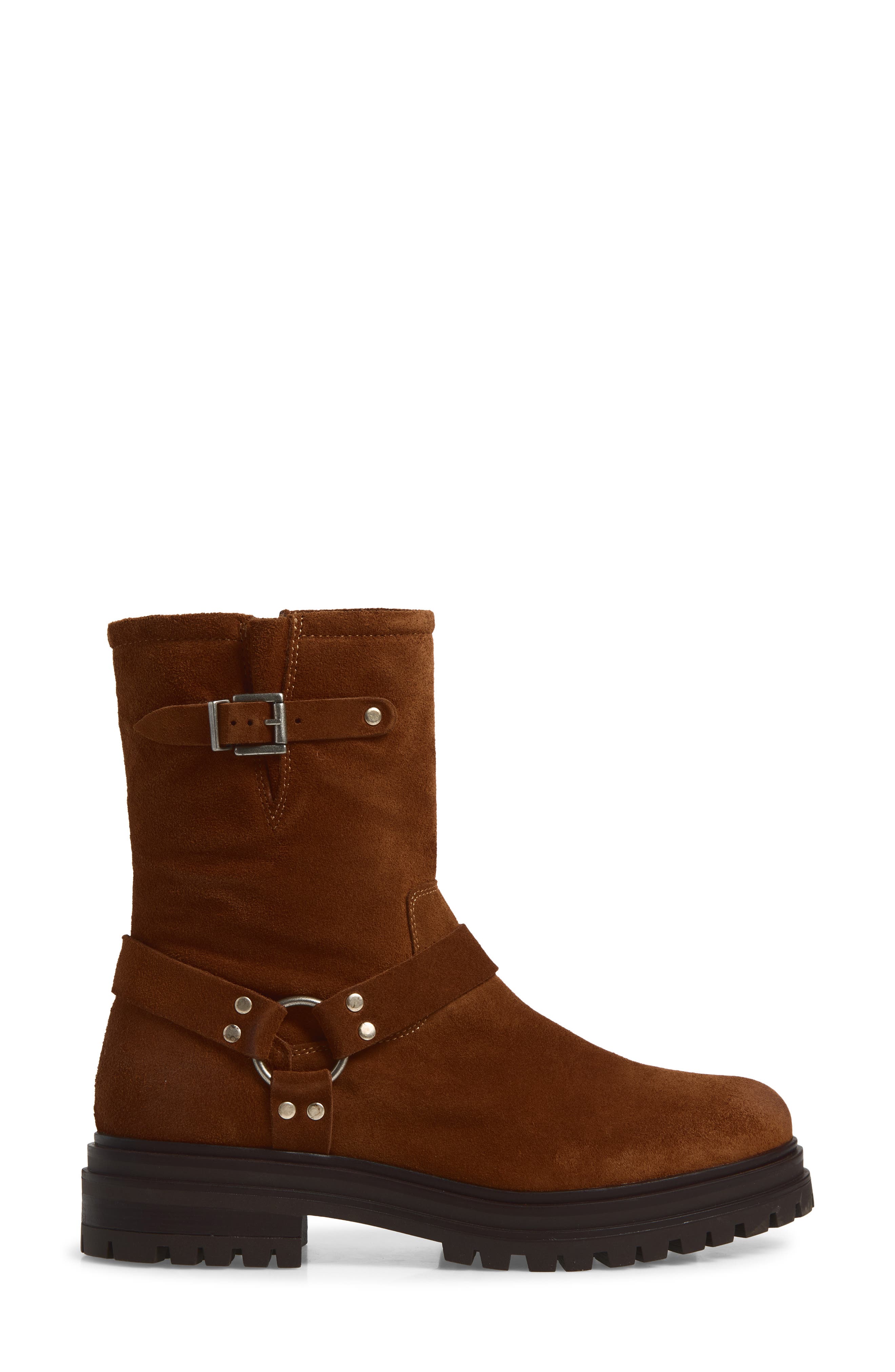 Laureen Leather Boot, Alternate, color, BRANDY SUEDE
