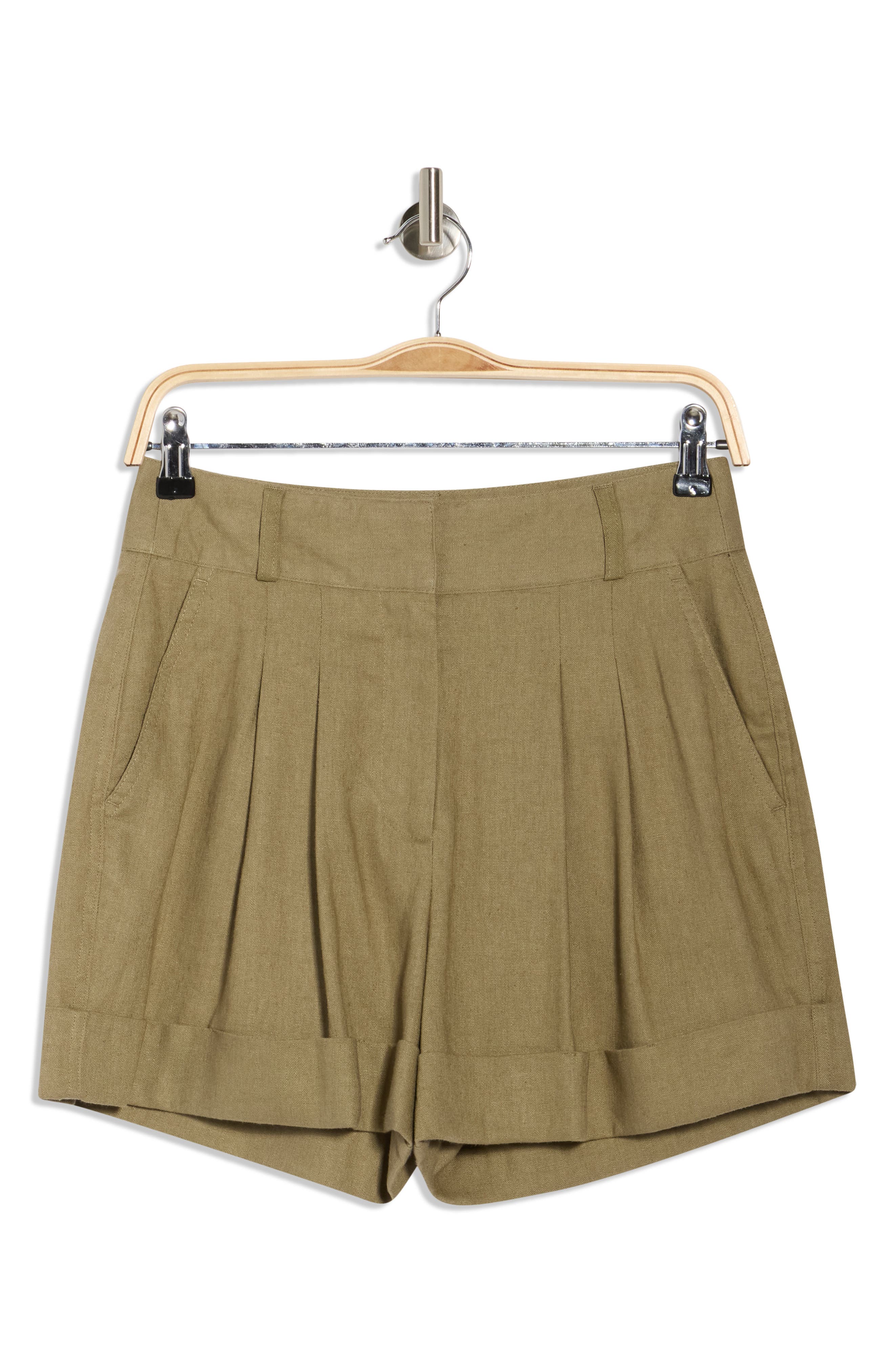 DKNY Linen Blend Shorts