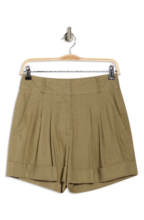Linen Blend Shorts