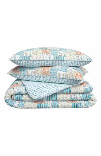Coastal Patchwork Quilt Set