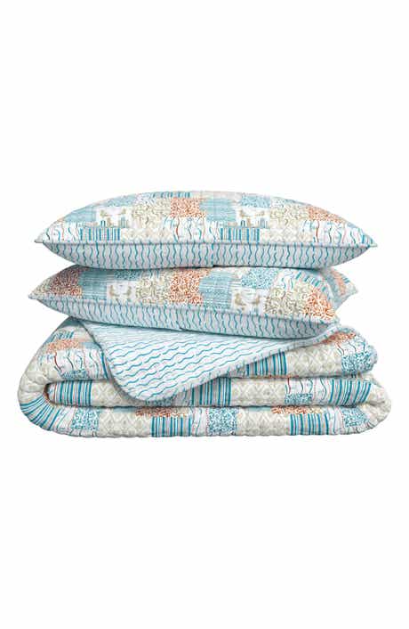 Coastal Patchwork Quilt Set