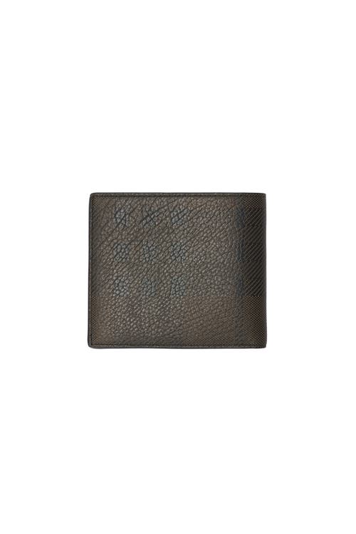 Shop Burberry B Shield Bifold Wallet In Slate