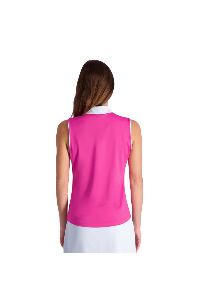 Fairway & Greene Daisy Sleeveless Womens Golf Polo, Alternate, color, Pink Lady