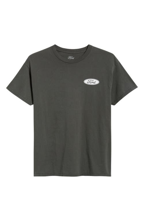 Merch Traffic Ford Classic Logo 1989 Graphic T-shirt In Gray