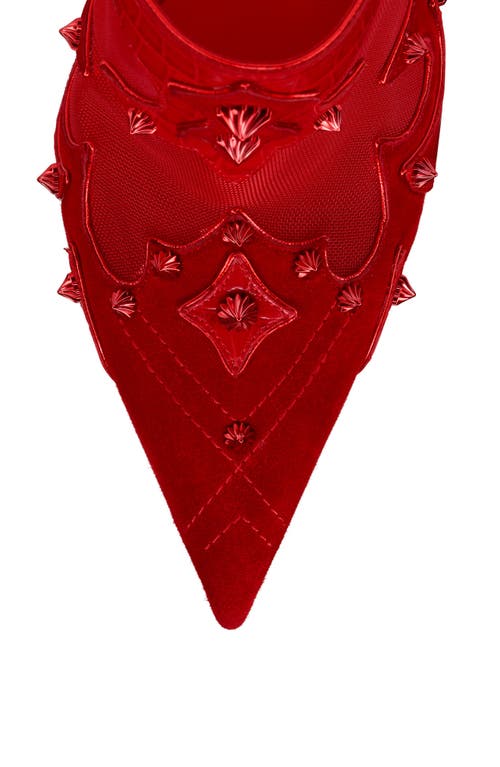 Christian Louboutin Mulatiag Studded Pointed Toe Mule
