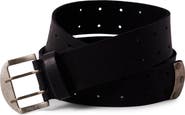 Free People WTF Double Cross Leather Belt