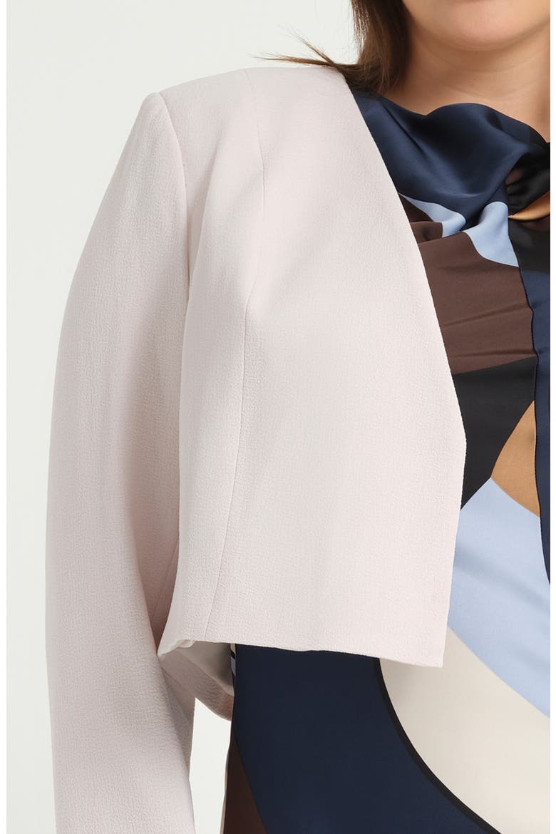Billie Crop Jacket, Alternate, color, OYSTER