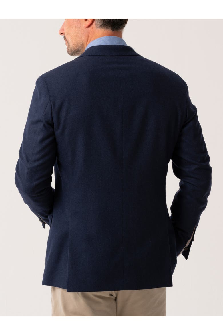 Classic Wool & Cashmere Blend Blazer, Alternate, color, Blue