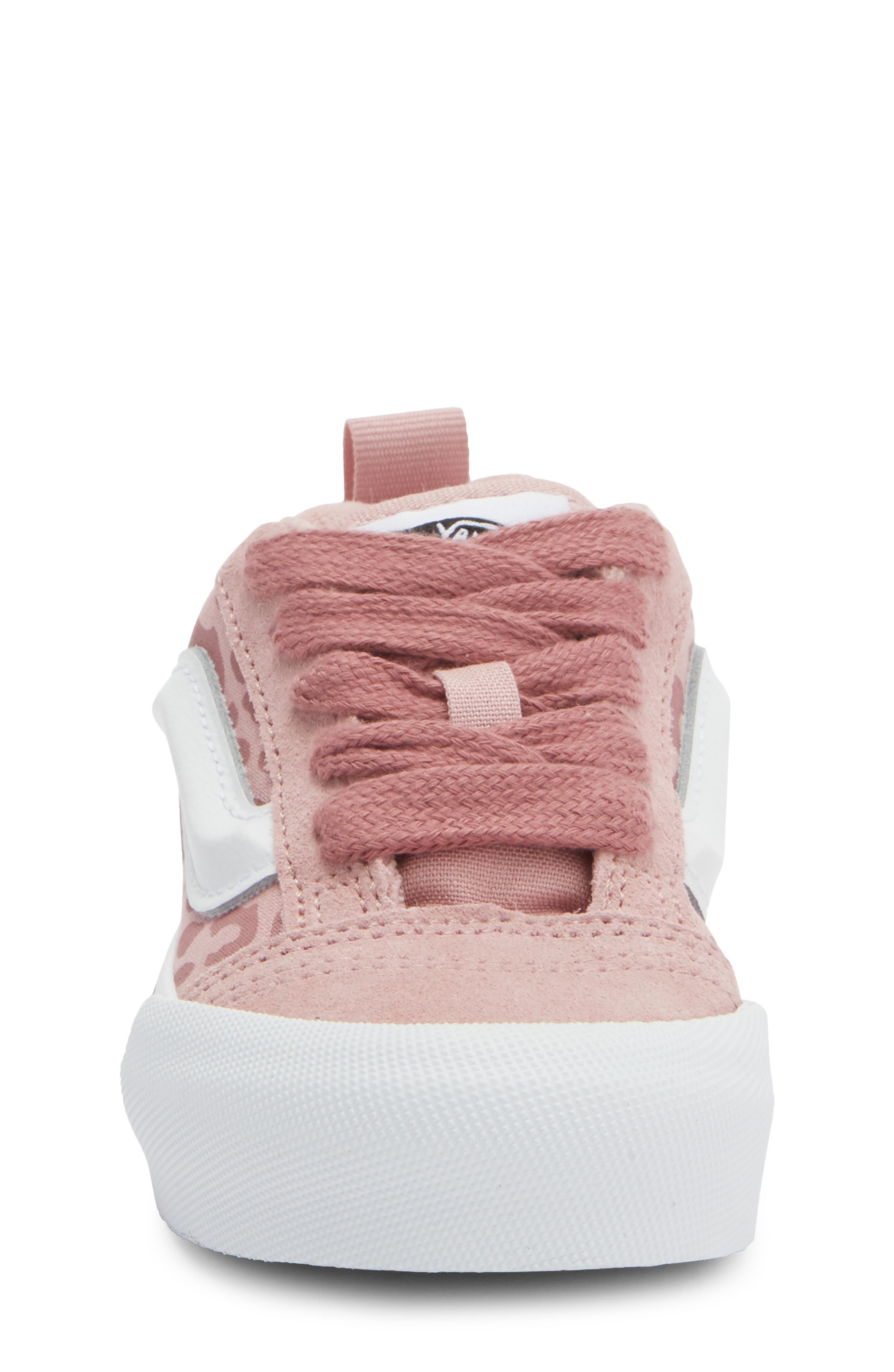 Vans Kids' Knu Skool Sneaker, Alternate, color, Leopard Misty Mauve