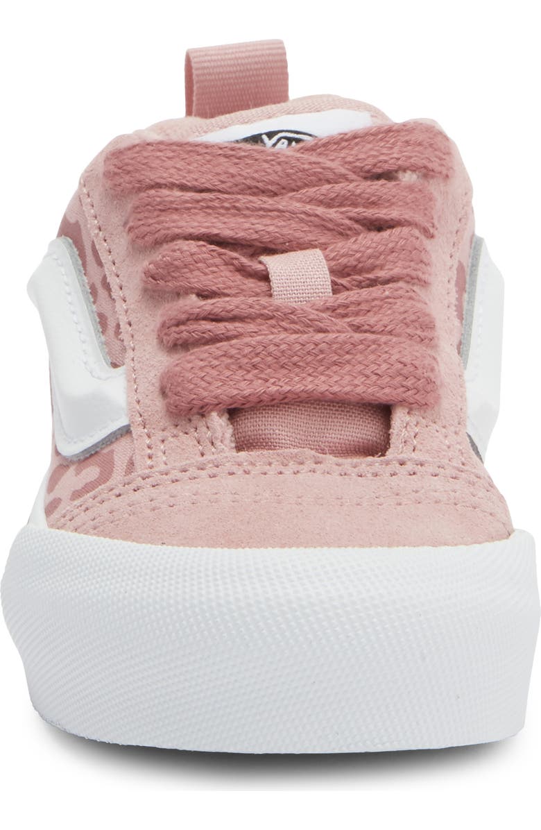 Vans Kids' Knu Skool Sneaker, Alternate, color, Leopard Misty Mauve